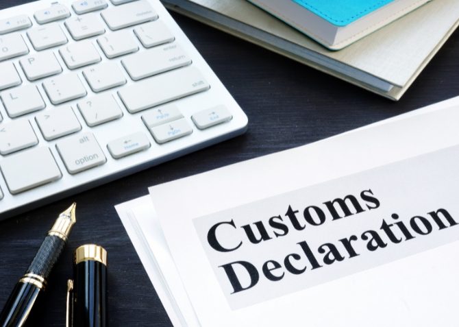 customs declaration