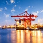 Processed first ocean shipment